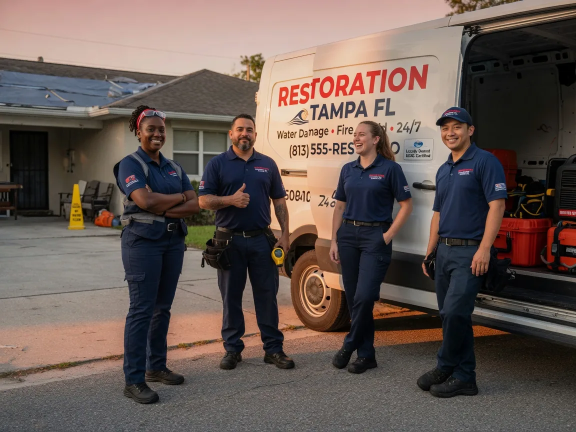 Water Damage Restoration company in New London, IA